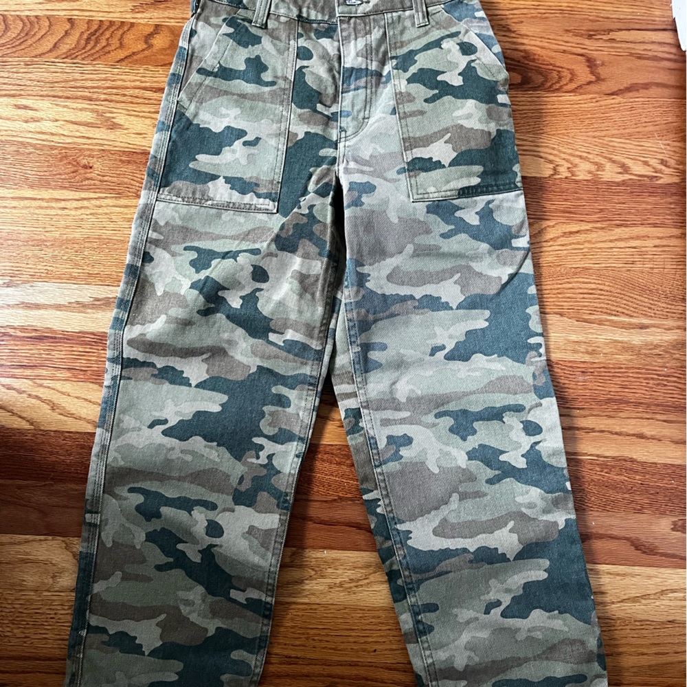 Free People Camouflage Ankle Pants